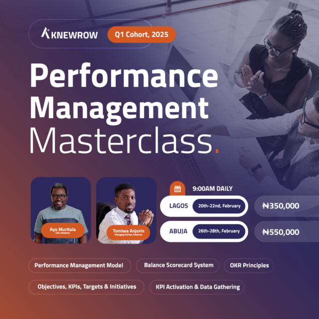 Abuja and Lagos Performance Management Masterclass